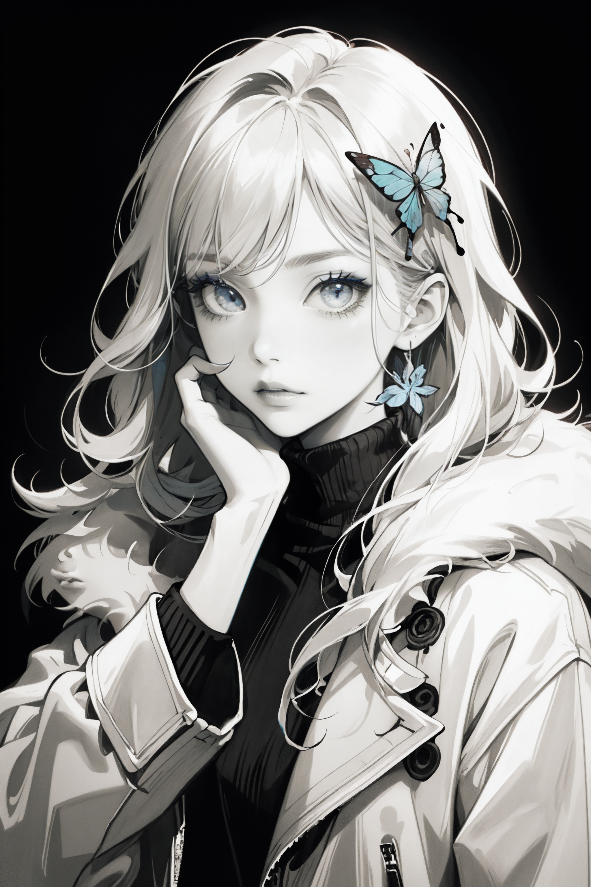 11512-3668959052-texture, HEZI, NIJI style, two yuan, gorgeous color, cool, cute, detail, 1girl, bug, butterfly, solo, earrings, jewelry, long ha.png